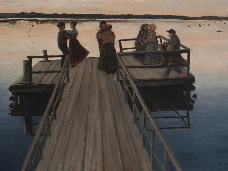 1873-Hugo Simberg - Danza sul ponte (1903)
